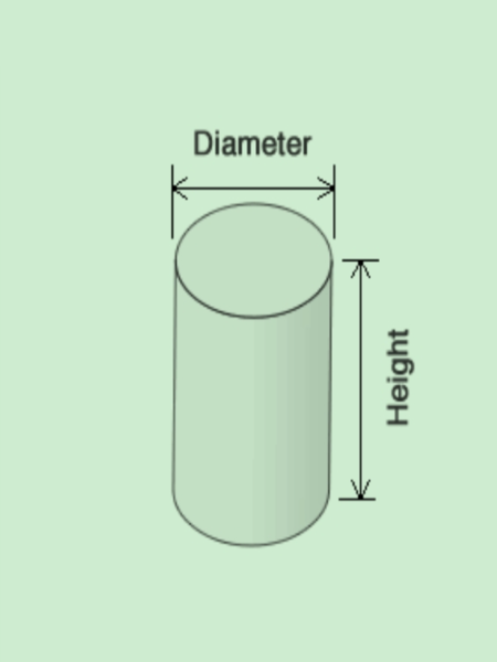 Schéma de poteau rond pour calculateur béton