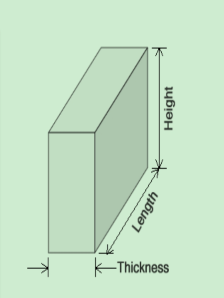 Schéma de mur pour calculateur béton